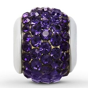 Charmed Memories Purple Crystal Charm